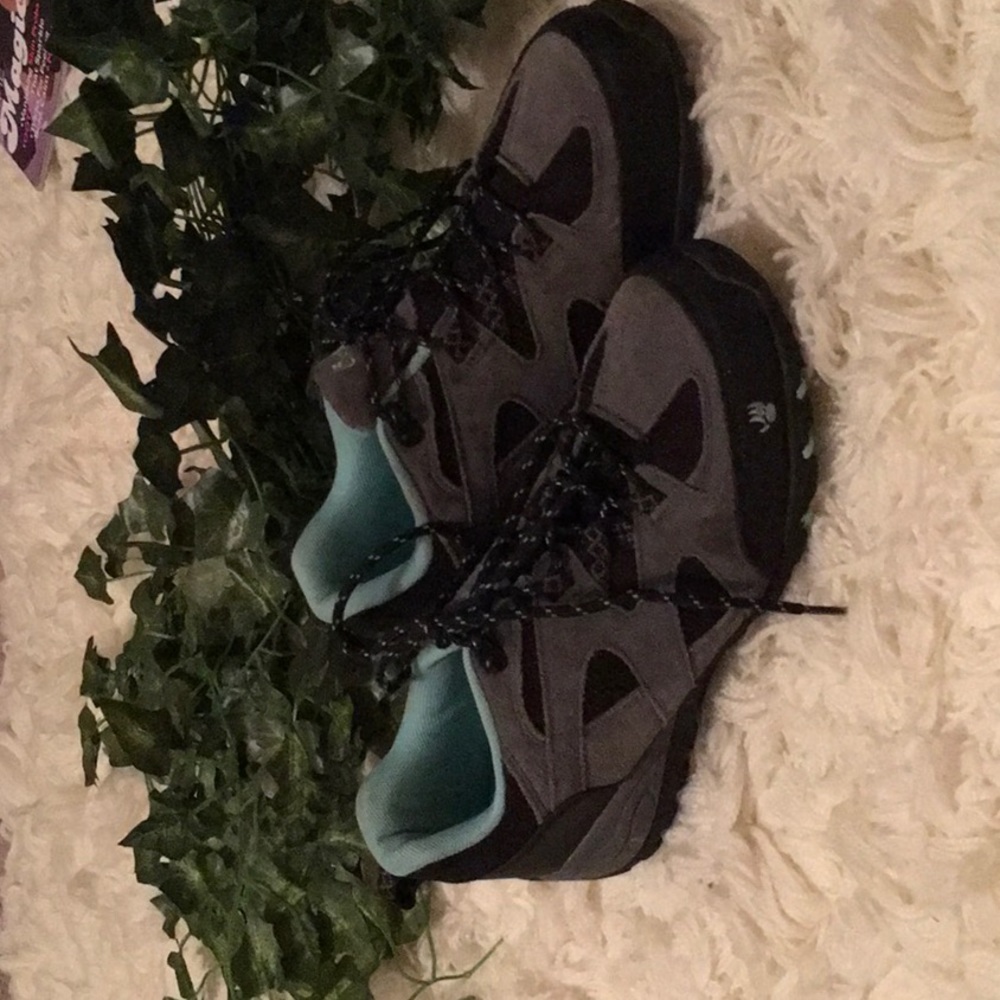 🐻BEARPAW Gray and Blue Hiking Shoes MINT🐻